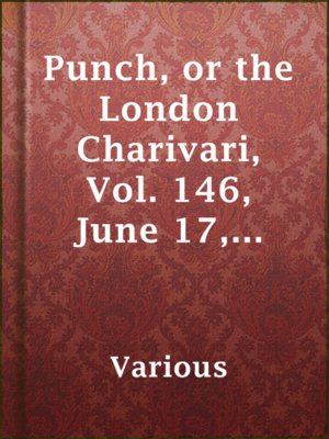 cover image of Punch, or the London Charivari, Vol. 146, June 17, 1914
